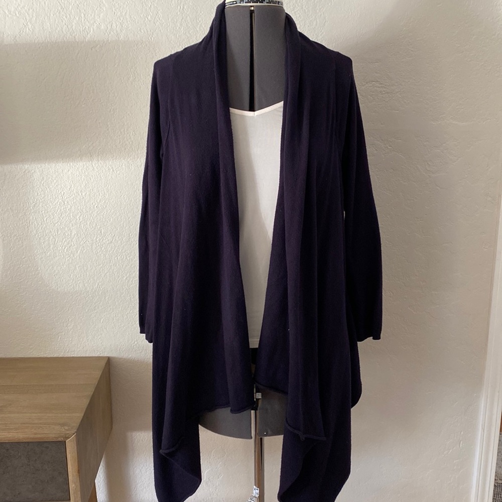 Zara knit open front cape